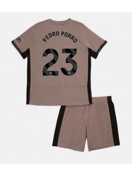 Tottenham Hotspur Pedro Porro #23 Replika Tredje Kläder Barn 2023-24 Kortärmad (+ byxor)